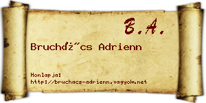 Bruchács Adrienn névjegykártya