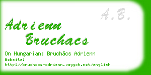 adrienn bruchacs business card
